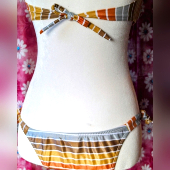 Babalu Columbian beaded bikini. Sz. Small. NWT. Strapless multicolor. - Picture 4 of 7